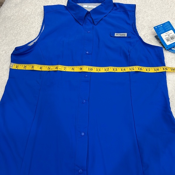 Columbia PFG, women’s sleeveless shirt, UPF 40 rated sun protection, size M - Picture 6 of 12